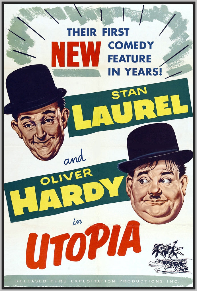 ATOLL K (UTOPIA) - COLORIZED - 1950 - STAN LAUREL - RARE DVD