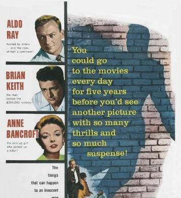 NIGHTFALL - 1956 - ALDO RAY - ANNE BANCROFT - BRIAN KEITH