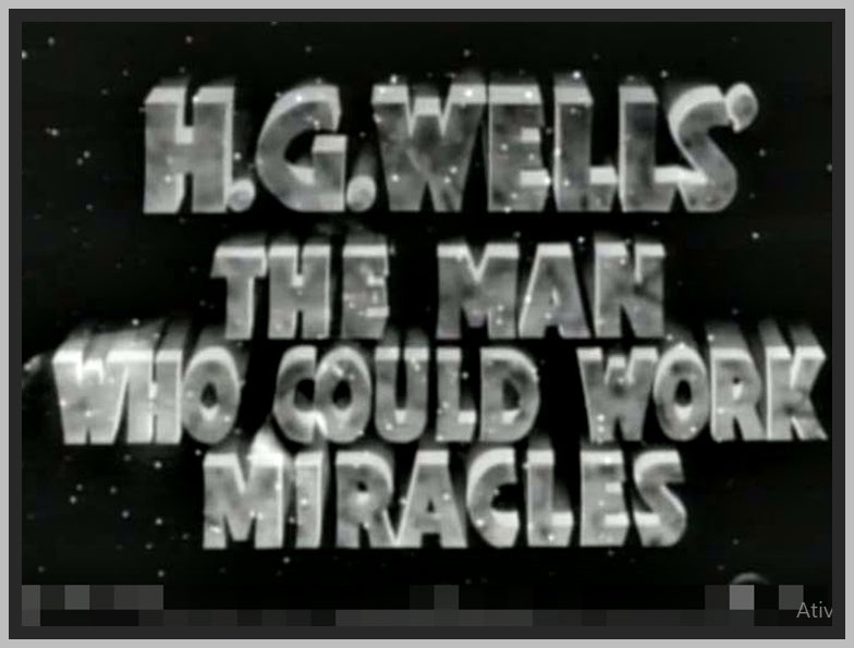 THE MAN WHO COULD WORK MIRACLES - 1936 - ROLAND YOUNG - RARE DVD