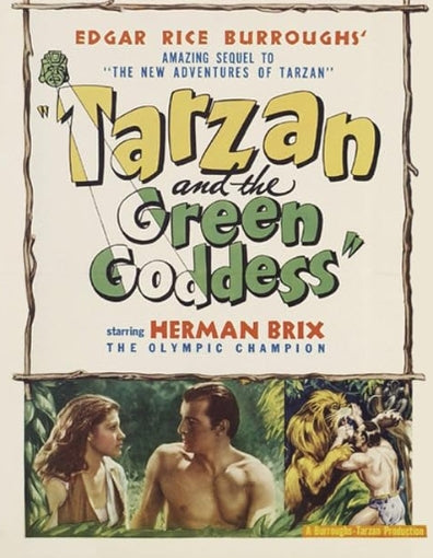 TARZAN AND THE GREEN GODDESS - COLORIZED - HERMAN BRIX - 1936