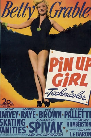 PIN UP GIRL - 1944 - BETTY GRABLE