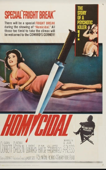 HOMICIDAL - COLORIZED - 1961