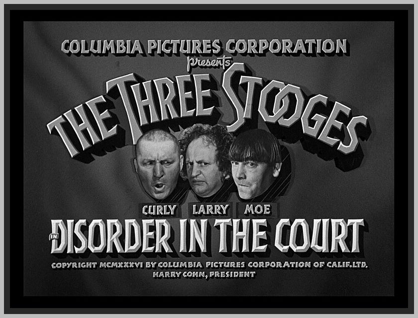 DISORDER IN THE COURT - 1936 - LARRY FINE - RARE DVD