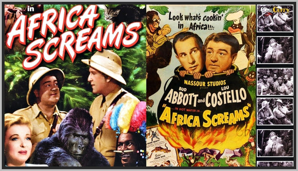 AFRICA SCREAMS - 1949 - WITH BUD ABBOTT - RARE DVD - COLORIZED – TV ...