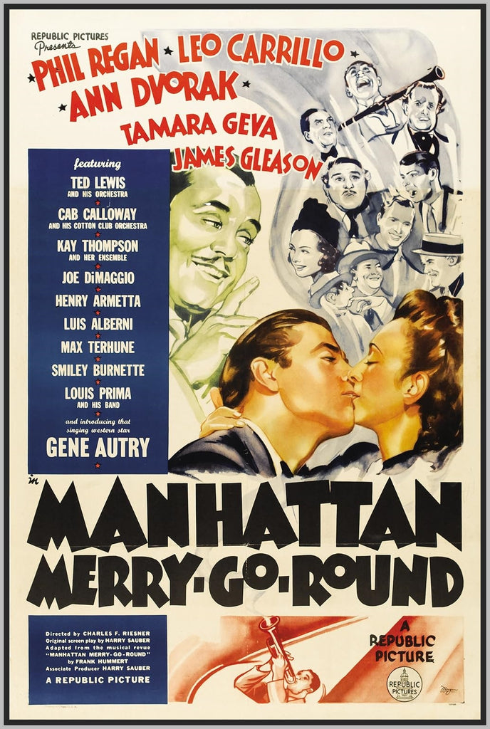 MANHATTAN MERRY GO ROUND - 1937 - PHIL REGAN - RARE DVD