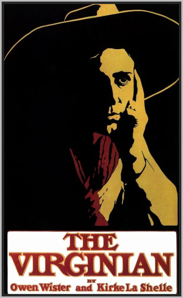 THE VIRGINIAN - 1914 - SILENT - DUSTIN FARNUM - RARE DVD