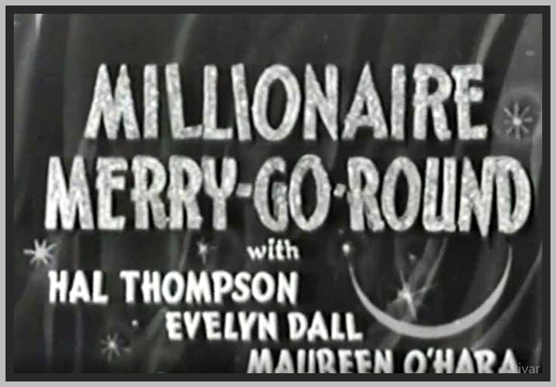 MILIONAIRE MERRY GO ROUND (KICKING THE MOON AROUND) - 1938 - BERT AMBROSE - RARE DVD