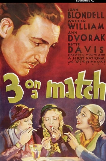 THREE ON A MATCH - COLORIZED