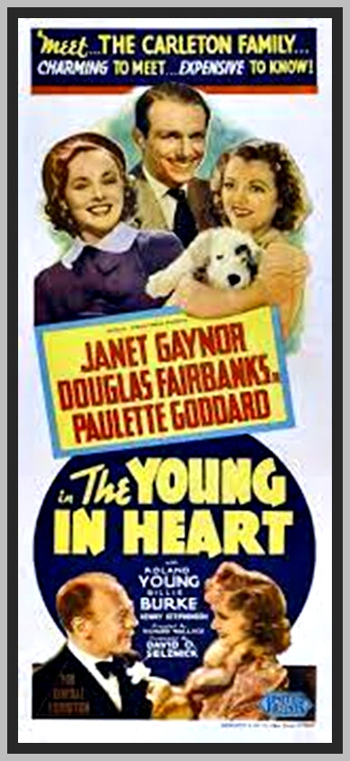 THE YOUNG IN HEART - 1938 - JANET GAYNOR - RARE DVD