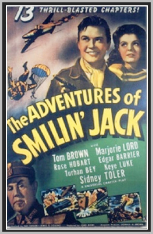 THE ADVENTURES OF SMILIN' JACK - 1943 - TOM BROWN - RARE DVD
