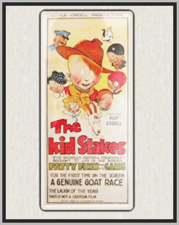THE KID STAKES - 1927 - CHARLES ROBERTS - SILENT - RARE DVD