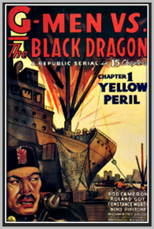 G-MEN VS. THE BLACK DRAGON - 1943 - ROD CAMERON - RARE DVD