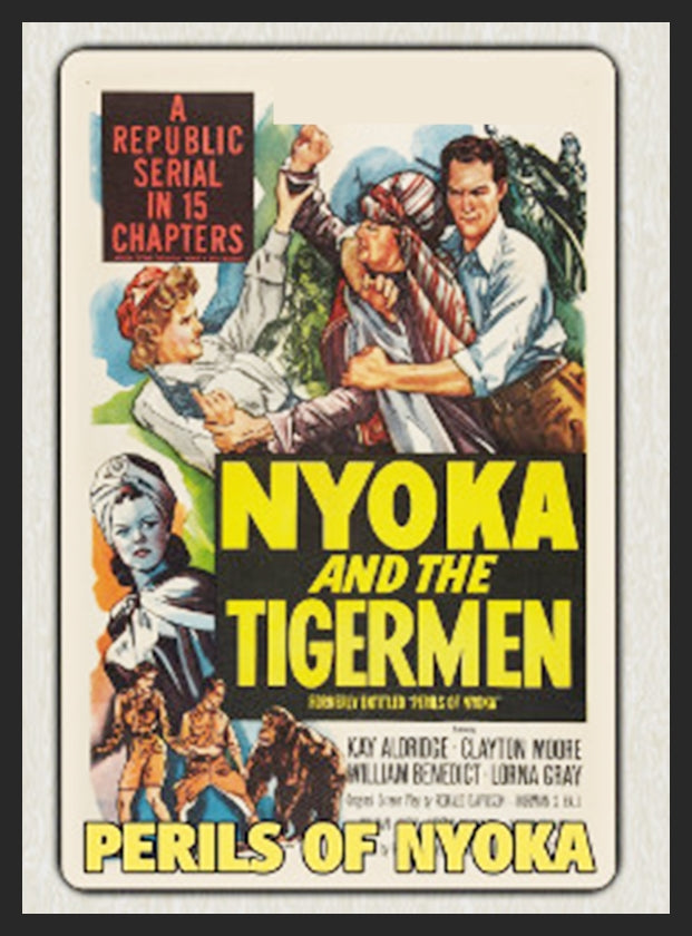 PERILS OF NYOKA - 1942 - CLAYTON MOORE - RARE DVD