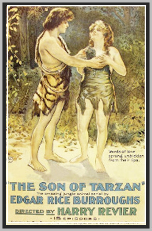 THE SON OF TARZAN - 1920 - NITA MARTAN - SILENT - RARE DVD