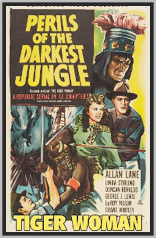 THE TIGER WOMAN - 1944 - ALLAN LANE - RARE DVD