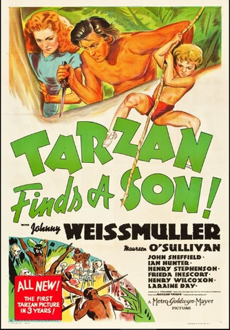 TARZAN FINDS A SON - 1939 - COLORIZED