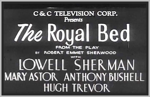 THE ROYAL BED - 1931 - LOWELL SHERMAN - RARE DVD