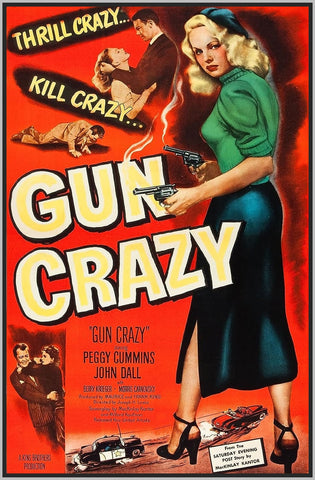 GUN CRAZY - COLORIZED - 1950 - JOHN DALL - RARE DVD