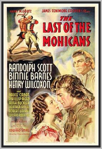 LAST OF THE MOHICANS - 1936 - WITH RANDOLPH SCOTT - RARE DVD - COLORIZED