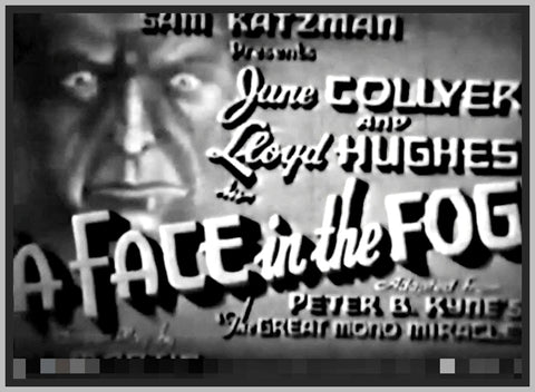 A FACE IN THE FOG - 1936 - JUNE COLLYER - RARE DVD