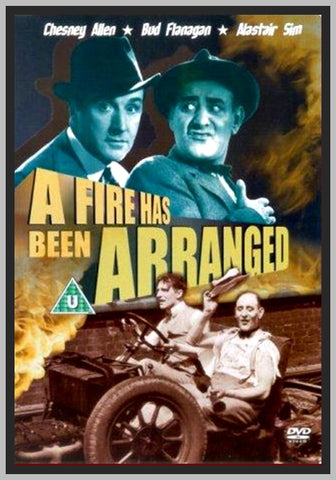 A FIRE HAS BEEN ARRANGED - 1935 - BUD FLANAGAN - RARE DVD