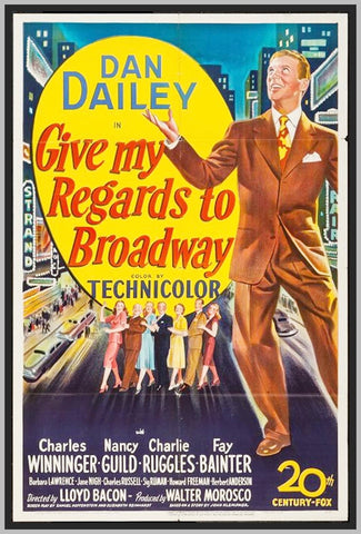 GIVE MY REGARDS TO BROADWAY - 1948 - NANCY GUILD - COLORIZED - RARE DVD