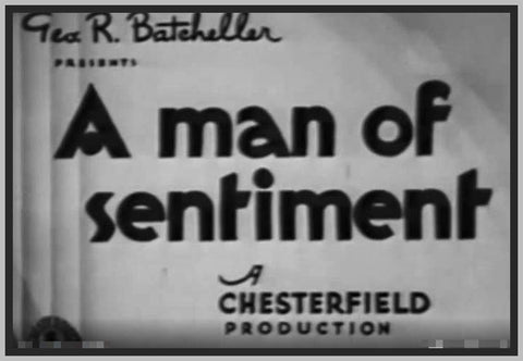 A MAN OF SENTIMENT - 1933 - MARIAN MARSH - RARE DVD