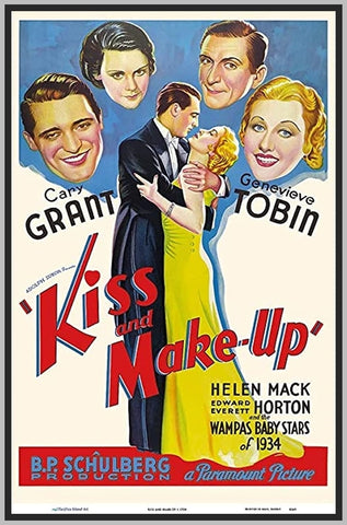 KISS AND MAKE-UP - COLORIZED - 1934 - CARY GRANT- RARE DVD