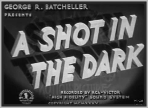 A SHOT IN THE DARK - 1935 - CHARLES STARRET - RARE DVD