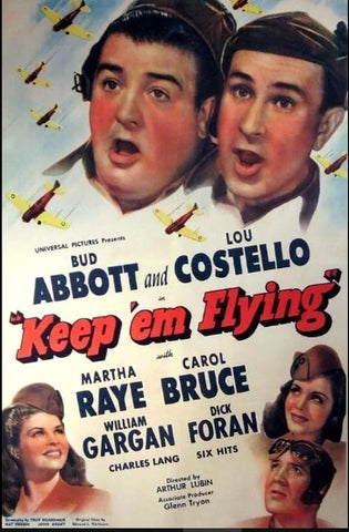 KEEP 'EM FLYING - ABBOTT AND COSTELLO - 1941 - COLORIZED