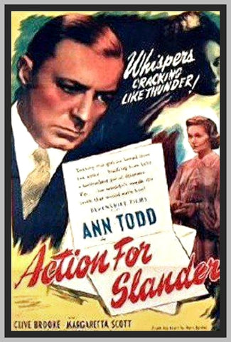 ACTION FOR STANDER - 1937 - CLIVE BROOK - RARE DVD