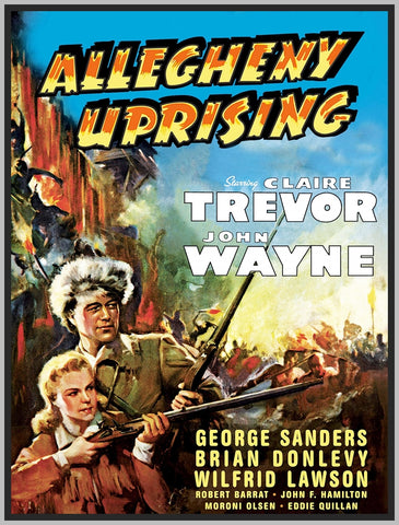 ALLEGHENY UPRISING '39 - COLORIZED - GEORGE SANDERS - RARE DVD