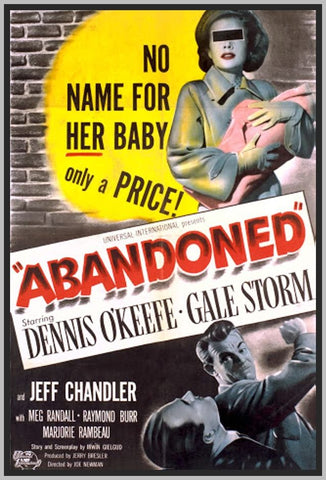 ABANDONED - 1950 - COLORIZED - RARE DVD