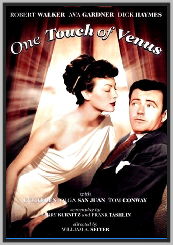 ONE TOUCH OF VENUS - 1948 - WITH ROBERT WALKER - RARE DVD - COLORIZED