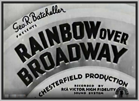 RAINBOW OVER BROADWAY - 1933 - JOAN MARSH - RARE DVD