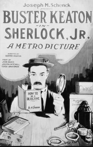 SHERLOCK JR. - SILENT - 1924 - COLORIZED