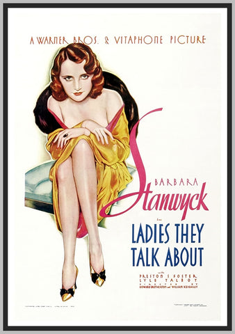 LADIES THEY TALK ABOUT - COLORIZED - 1933 - BARBARA STANWYCK - RARE DVD