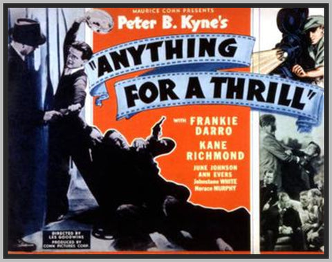 ANYTHING FOR A THRILL - 1937 - FRANKIE DARRO - RARE DVD