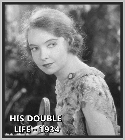 HIS DOUBLE LIFE - 1934 - ROLAND YOUNG - RARE DVD