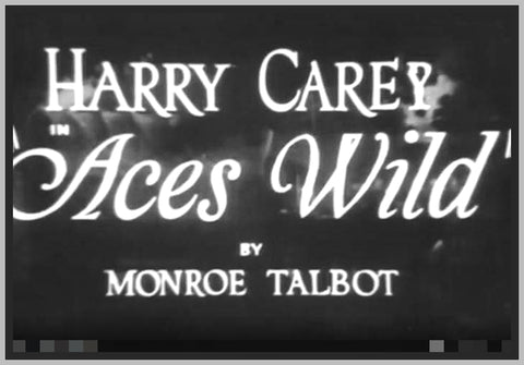 ACES WILD - 1936 - HARRY CAREY - RARE DVD