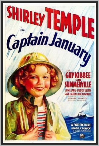 CAPTAIN JANUARY '36 - COLORIZED - GUY KIBBEE - RARE DVD