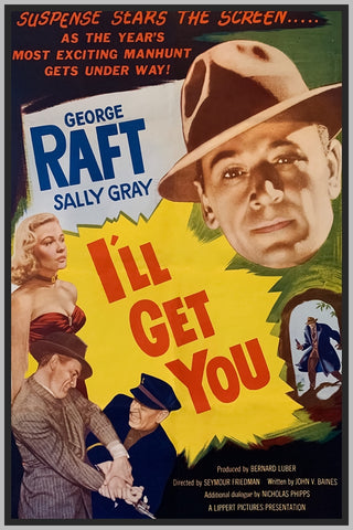 I'LL GET YOU - COLORIZED - 1952 - SALLY GRAY - RARE DVD