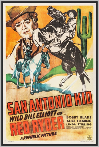 SAN ANTONIO KID - 1944 - BILL ELLIOTT - RARE DVD - COLORIZED