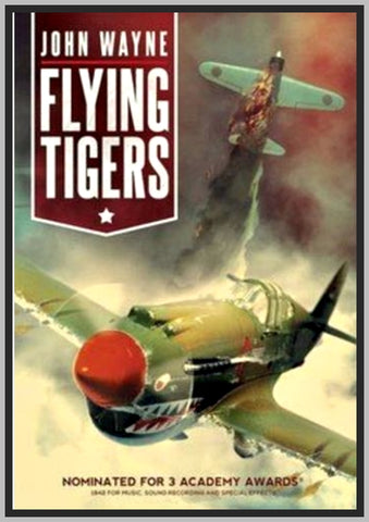 FLYING TIGERS - COLORIZED - JOHN WAYNE - DVD!