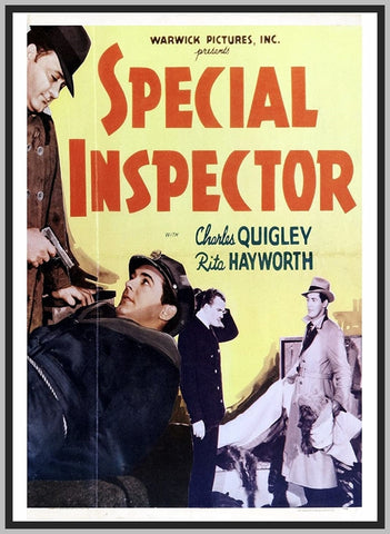 SPECIAL INSPECTOR - COLORIZED - 1938 - RITA HAYWORTH - RARE DVD