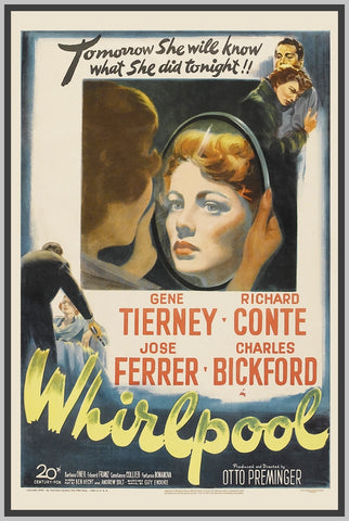 WHIRPOOL - 1949 - COLORIZED - RICHARD CONTE - RARE DVD