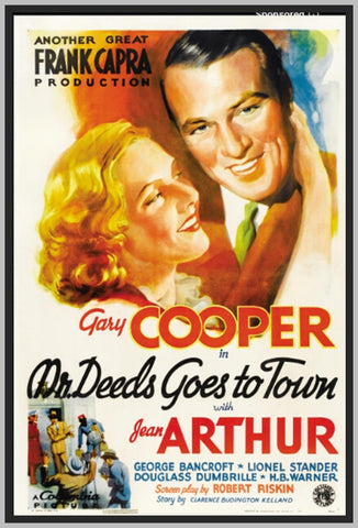 MR. DEEDS GOES TO TOWN  - COLORIZED - 1936 - GARY COOPER - RARE DVD