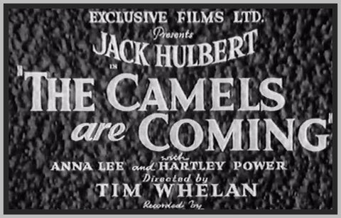 THE CAMELS ARE COMING - 1934 - ANNA LEE - RARE DVD