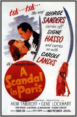 A SCANDAL IN PARIS - COLORIZED - 1946 - GEORGE SANDERS - RARE DVD