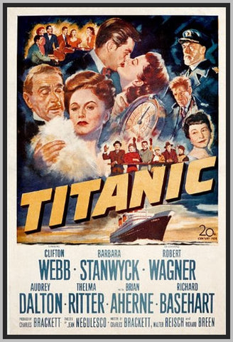 TITANIC '53 - COLORIZED - CLIFTON WEBB - RARE DVD